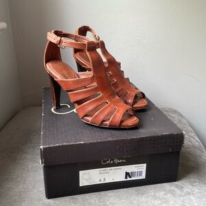 Cole Haan Nike Air - Scarlet Air sandal in Sequoia brown, size 6.5